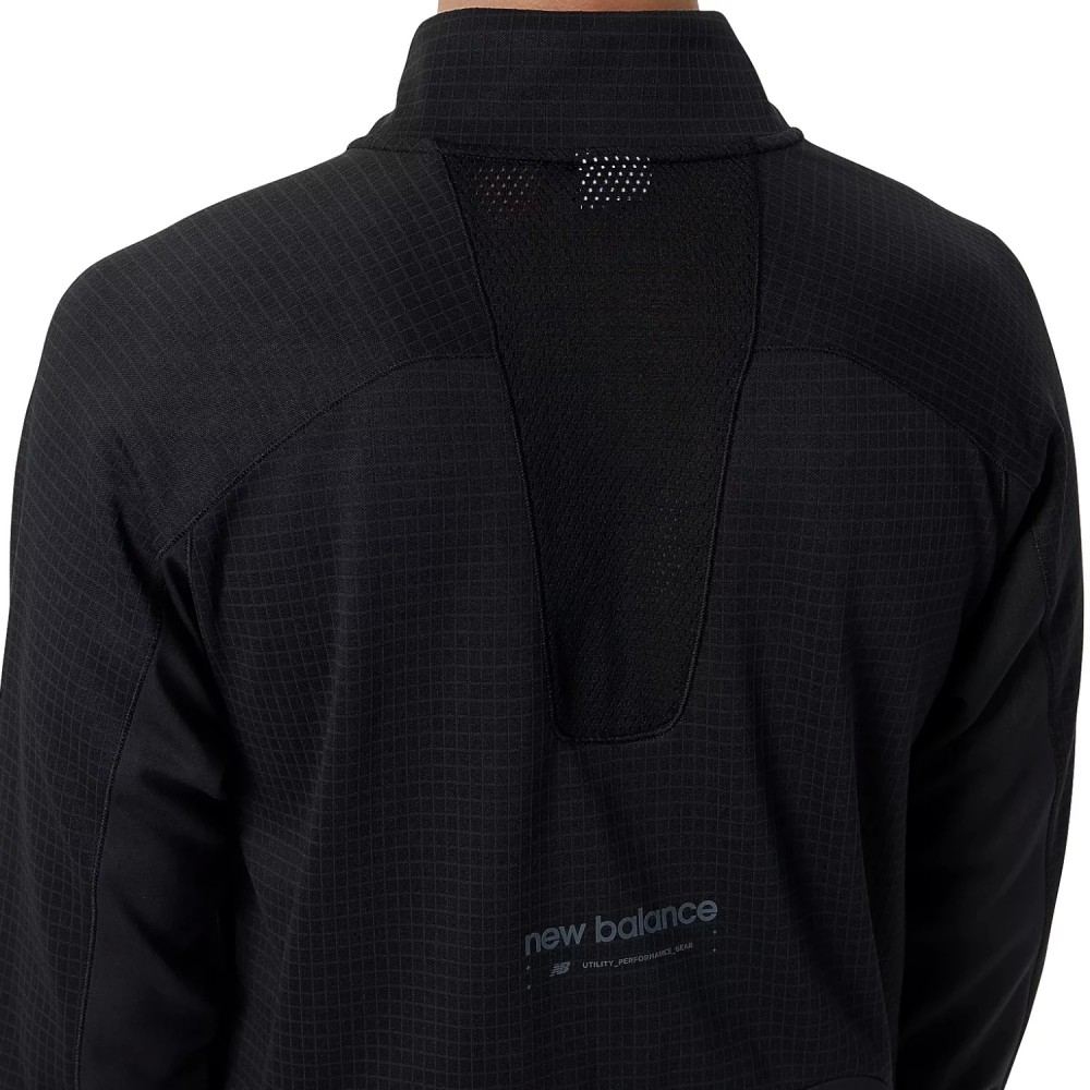New Balance R.W.T. Grid Knit Jacket MJ21053BK, New Balance