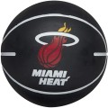 Wilson NBA Dribbler Miami Heat Mini Ball WTB1100PDQMIA, Wilson