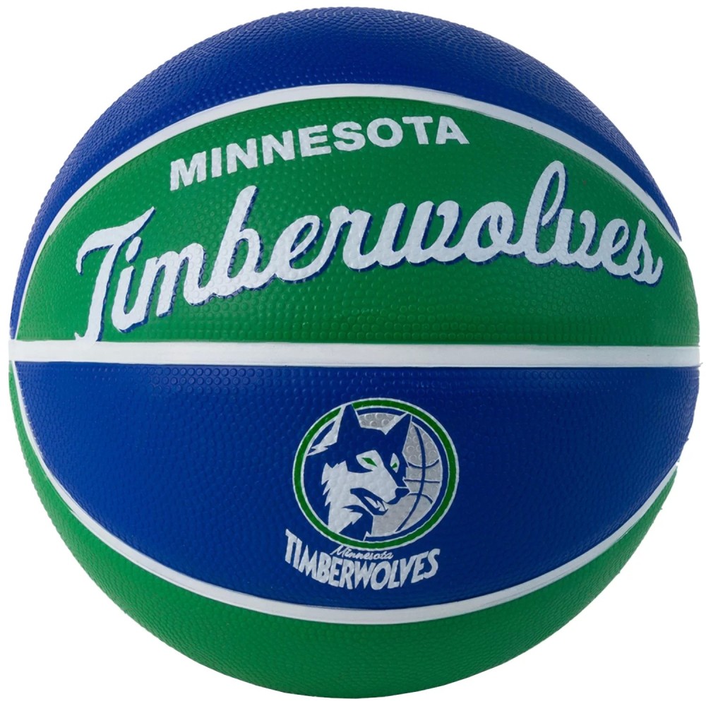 Wilson Team Retro Minnesota Timberwolves Mini Ball WTB3200XBMIN, Wilson