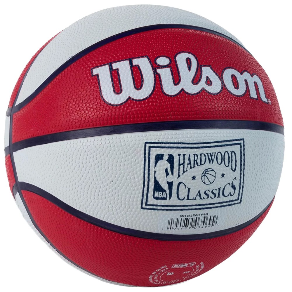 Wilson Team Retro Philadelphia 76ers Mini Ball WTB3200XBPHI, Wilson