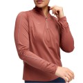 Hoka W GlideTech Quarter Zip Longsleeve 1164155-ROUG, Hoka Hoka W GlideTech Quarter Zip Longsleeve 1164155-ROUG, Hoka