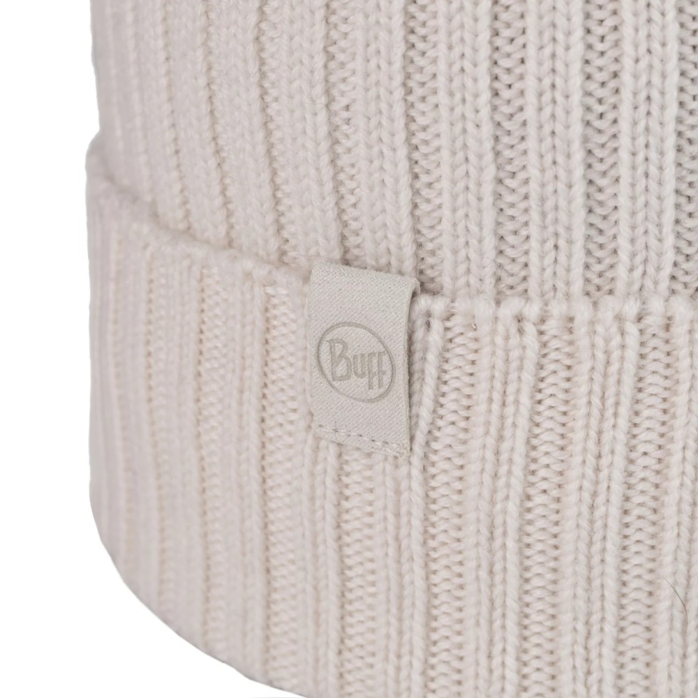 Buff Norval Knitted Hat Beanie 1242427981000, Buff