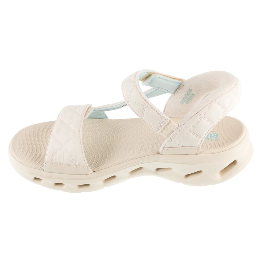 Skechers Slip-Ins: GO Walk Glide-Step 2.0 Sandal - Cozy Fit Jada 141276-NAT, Skechers