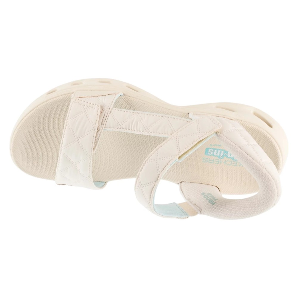 Skechers Slip-Ins: GO Walk Glide-Step 2.0 Sandal - Cozy Fit Jada 141276-NAT, Skechers