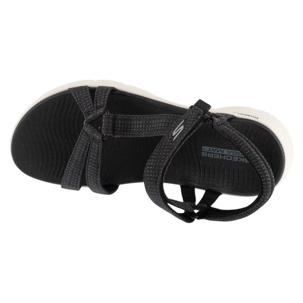 Skechers Go Walk Flex Sandal - Sublime 141451-BKW, Skechers Skechers Go Walk Flex Sandal - Sublime 141451-BKW, Skechers