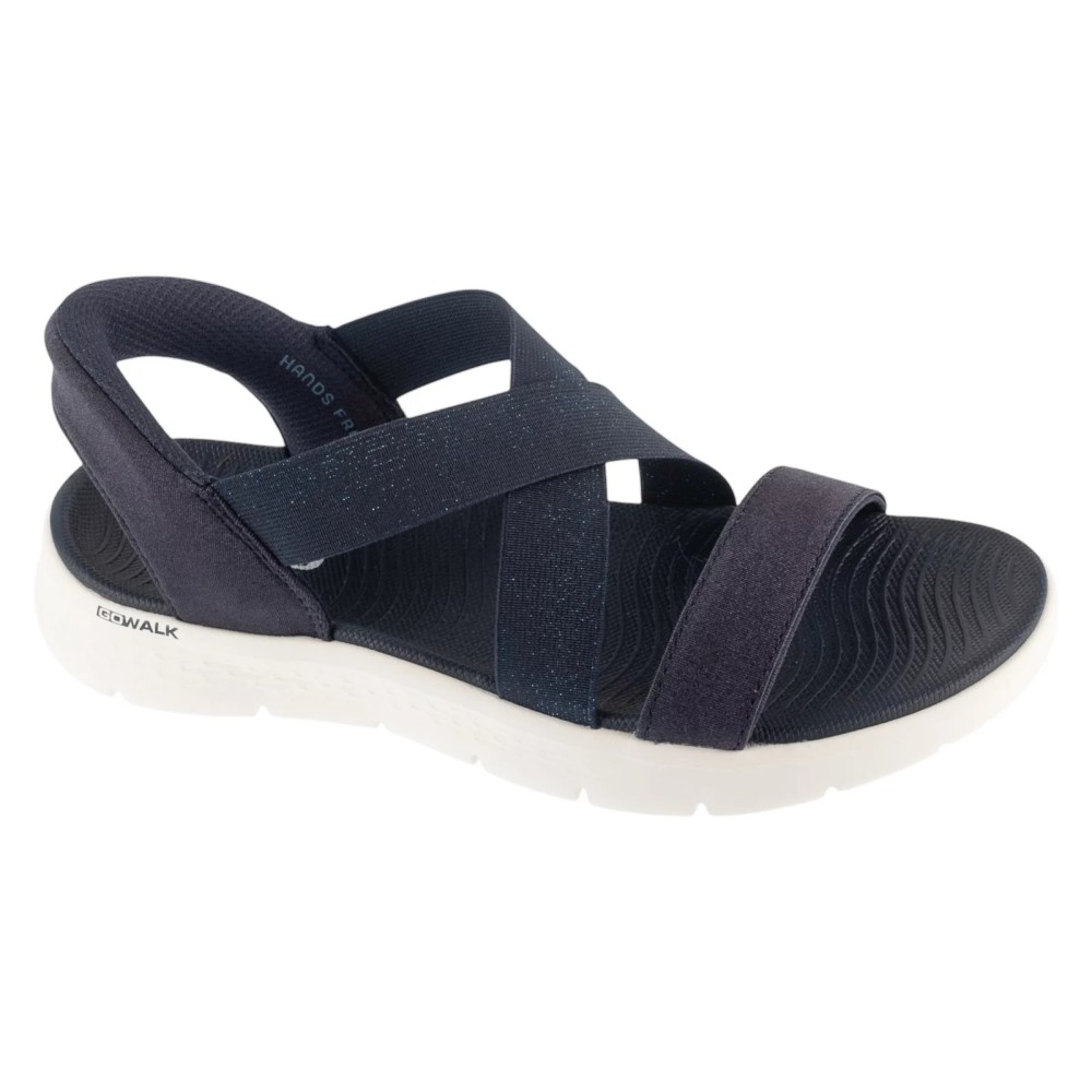 Skechers Slip-Ins: Go Walk Flex Sandal - Glimmer Up 141489-NVY, Skechers