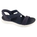 Skechers Slip-Ins: Go Walk Flex Sandal - Glimmer Up 141489-NVY, Skechers