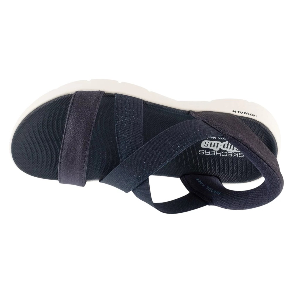 Skechers Slip-Ins: Go Walk Flex Sandal - Glimmer Up 141489-NVY, Skechers
