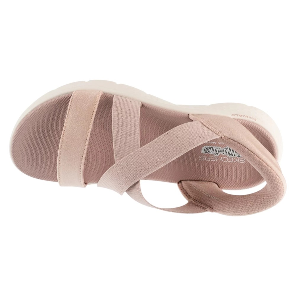 Skechers Slip-Ins: Go Walk Flex Sandal - Glimmer Up 141489-ROS, Skechers