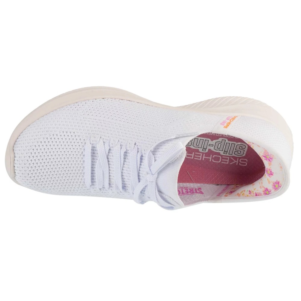 Skechers Slip-Ins: Ultra Flex 3.0 - Morning Blosso 150441-WHT, Skechers Skechers Slip-Ins: Ultra Flex 3.0 - Morning Blosso 150441-WHT, Skechers