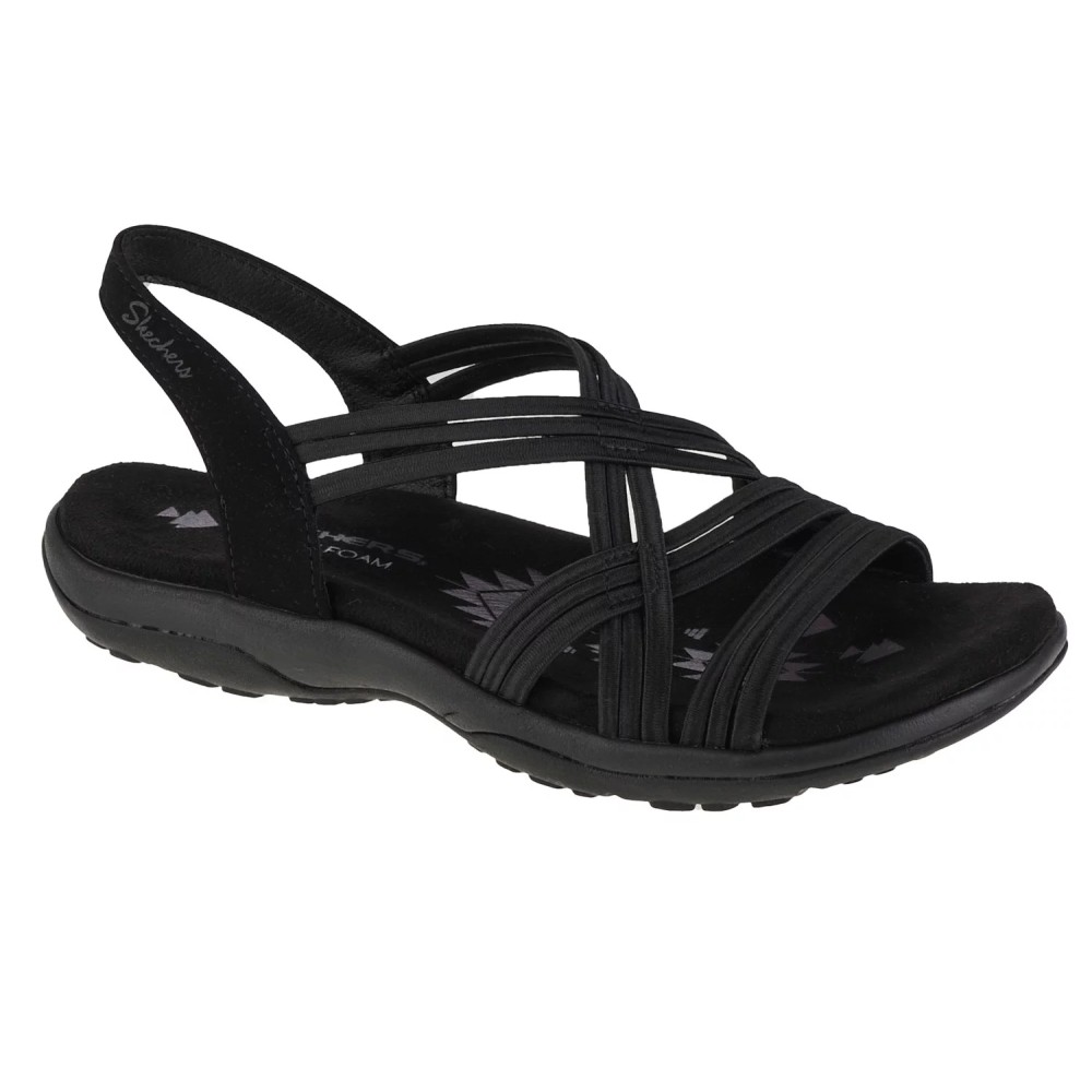 Skechers Reggae Slim Simply Stretch Sandals 163023-BLK, Skechers Skechers Reggae Slim Simply Stretch Sandals 163023-BLK, Skechers