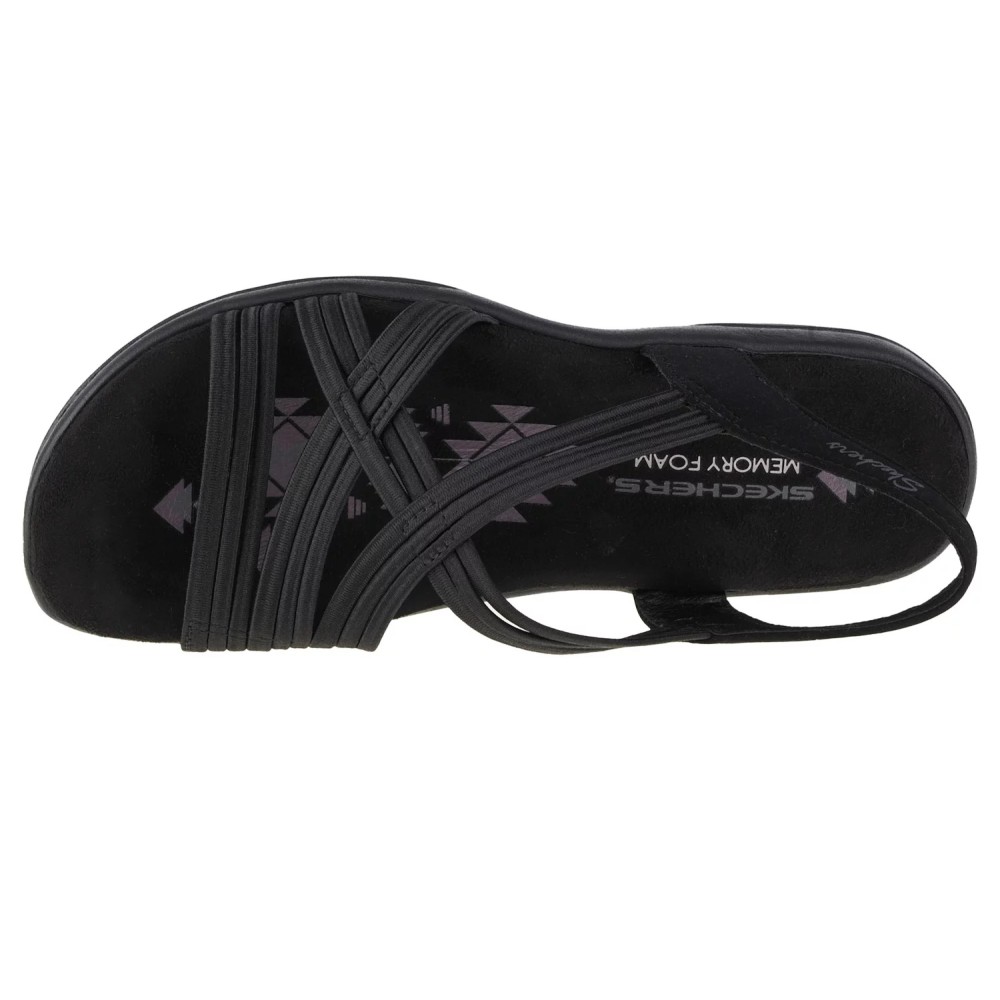 Skechers Reggae Slim Simply Stretch Sandals 163023-BLK, Skechers Skechers Reggae Slim Simply Stretch Sandals 163023-BLK, Skechers