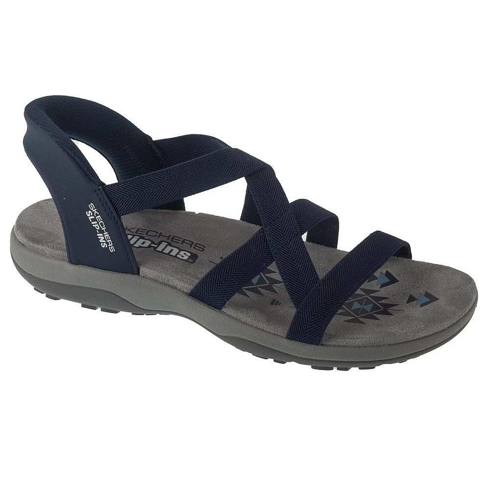 Skechers Slip-Ins: Reggae Slim - Stretch Flex 163460-NVY, Skechers