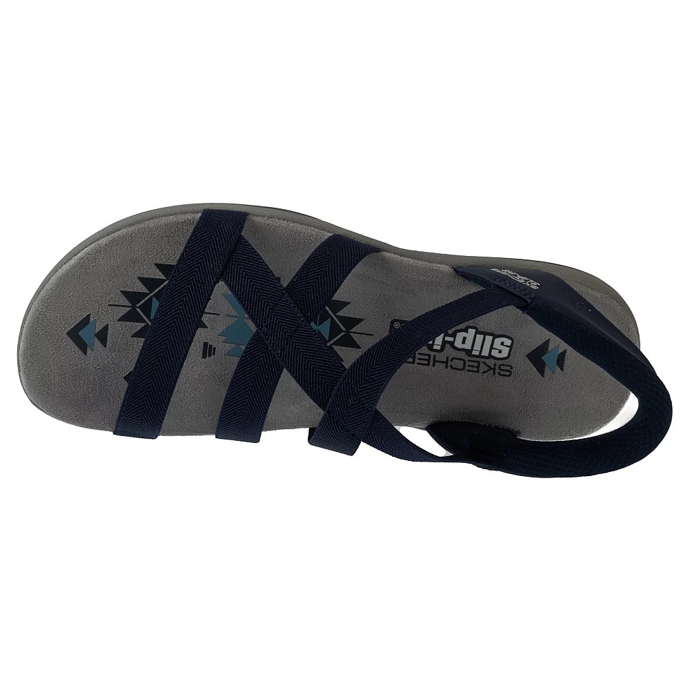 Skechers Slip-Ins: Reggae Slim - Stretch Flex 163460-NVY, Skechers