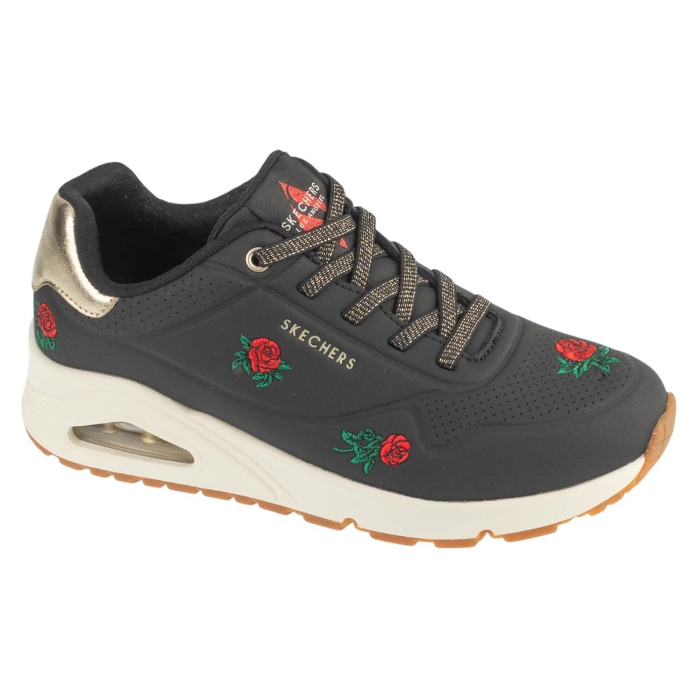 Skechers Uno - Champagne and Roses 177862-BKRD, Skechers