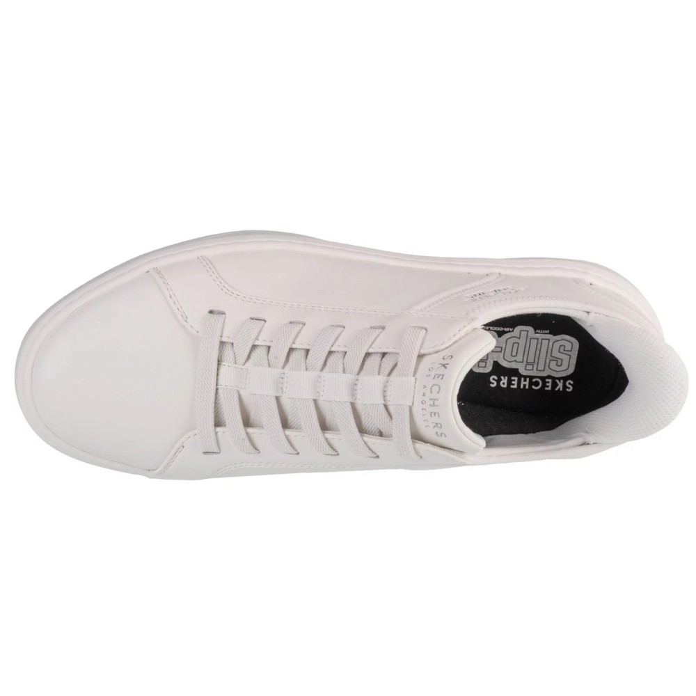 Skechers Slip-Ins: Court Break - Suit Sneaker 183177-WHT, Skechers