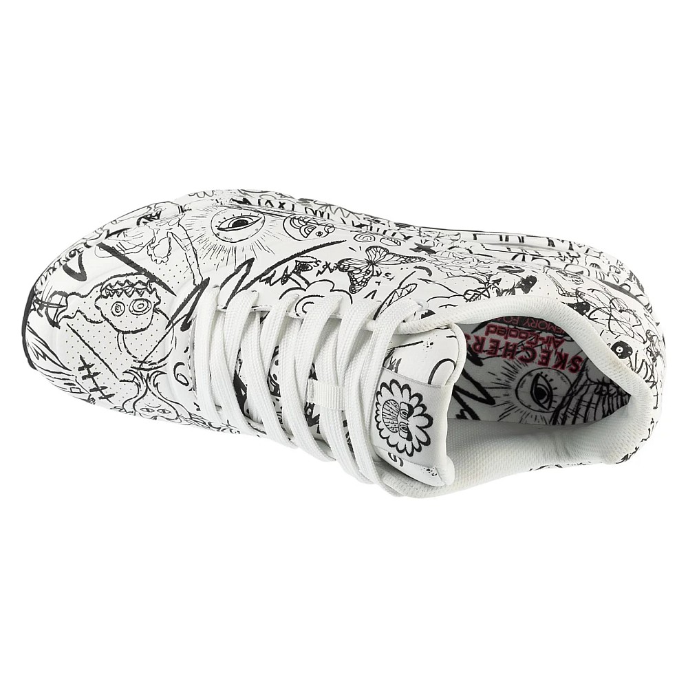 Skechers Uno - Process Sketch 183501-WBK, Skechers Skechers Uno - Process Sketch 183501-WBK, Skechers