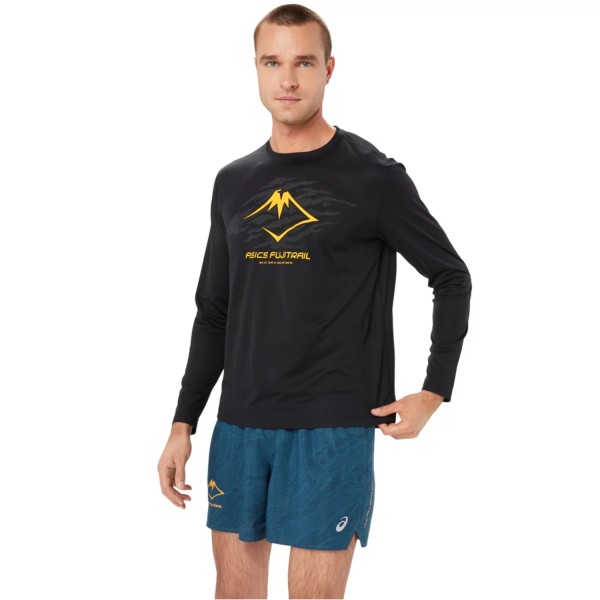 ASICS Fujitrail Logo LS Top 2011C987-001 ASICS Fujitrail Logo LS Top 2011C987-001