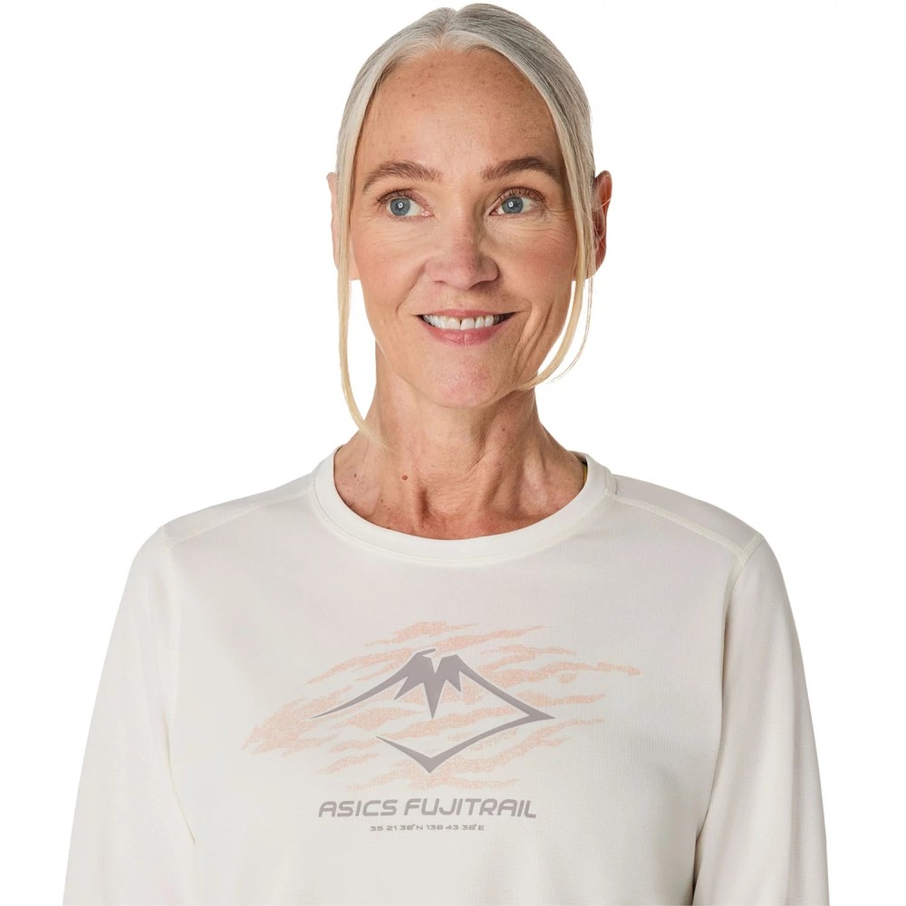 ASICS Fujitrail Logo LS Top 2012D315-100, Asics ASICS Fujitrail Logo LS Top 2012D315-100, Asics