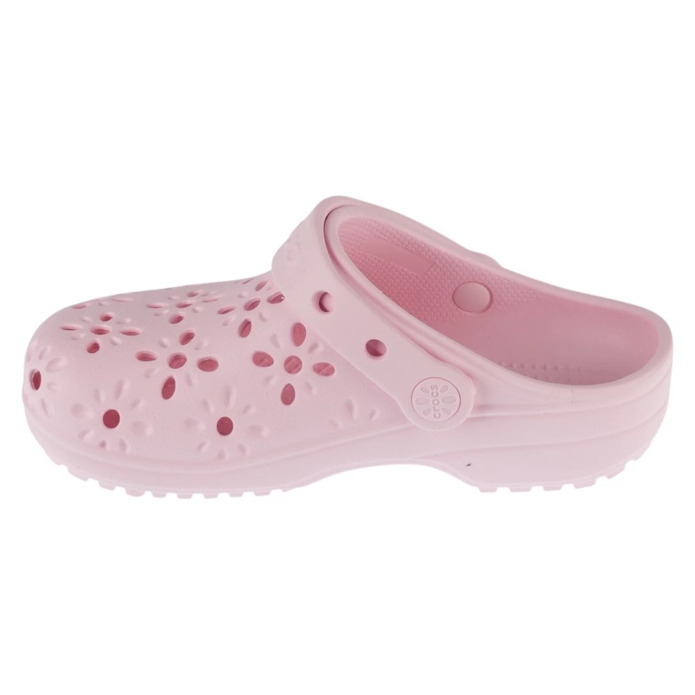 Crocs Classic Floral Cut Out Clog Kids  210943-6ZW, Crocs