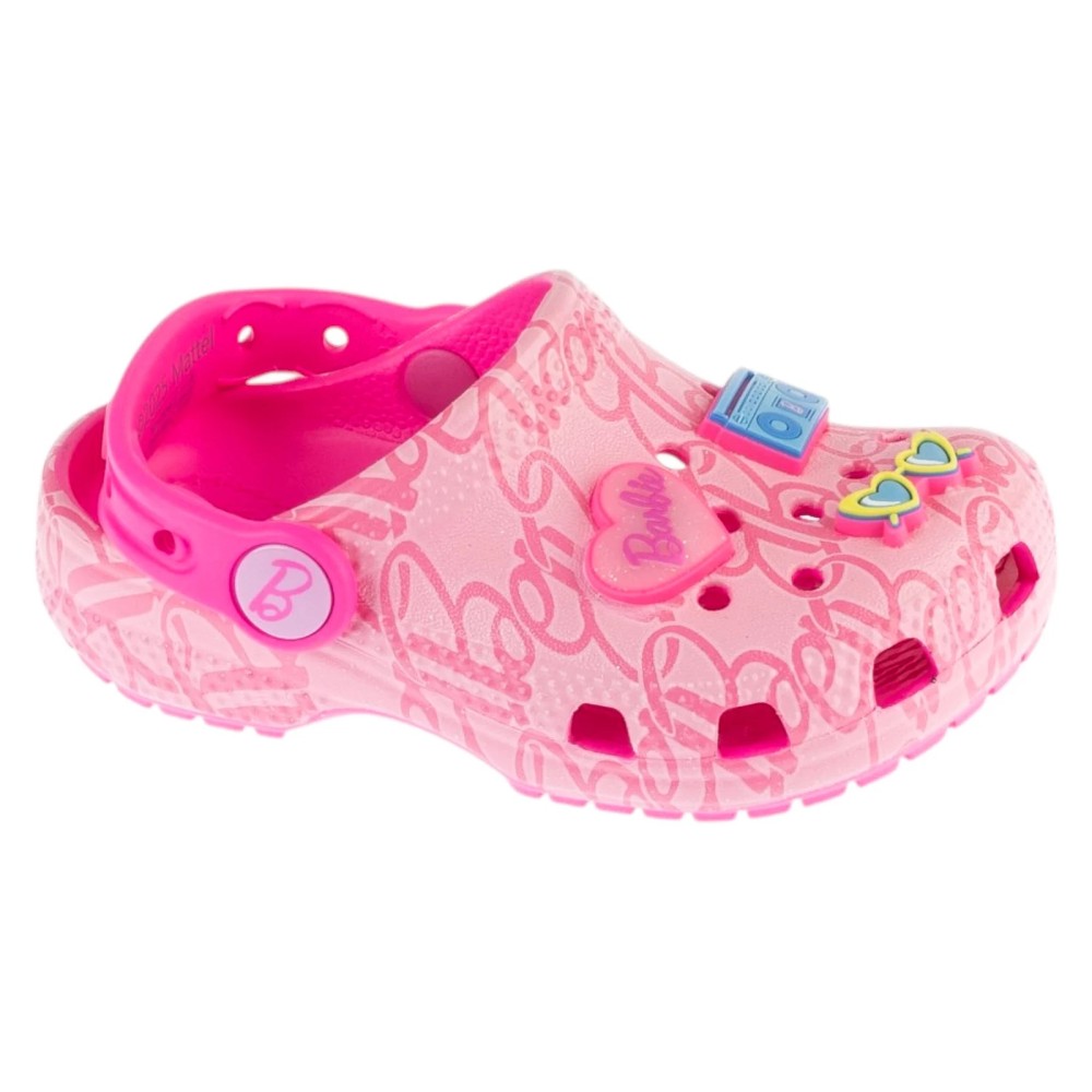 Crocs Classic Mattel Pink Barbie Clog T K 211407-90H, Crocs