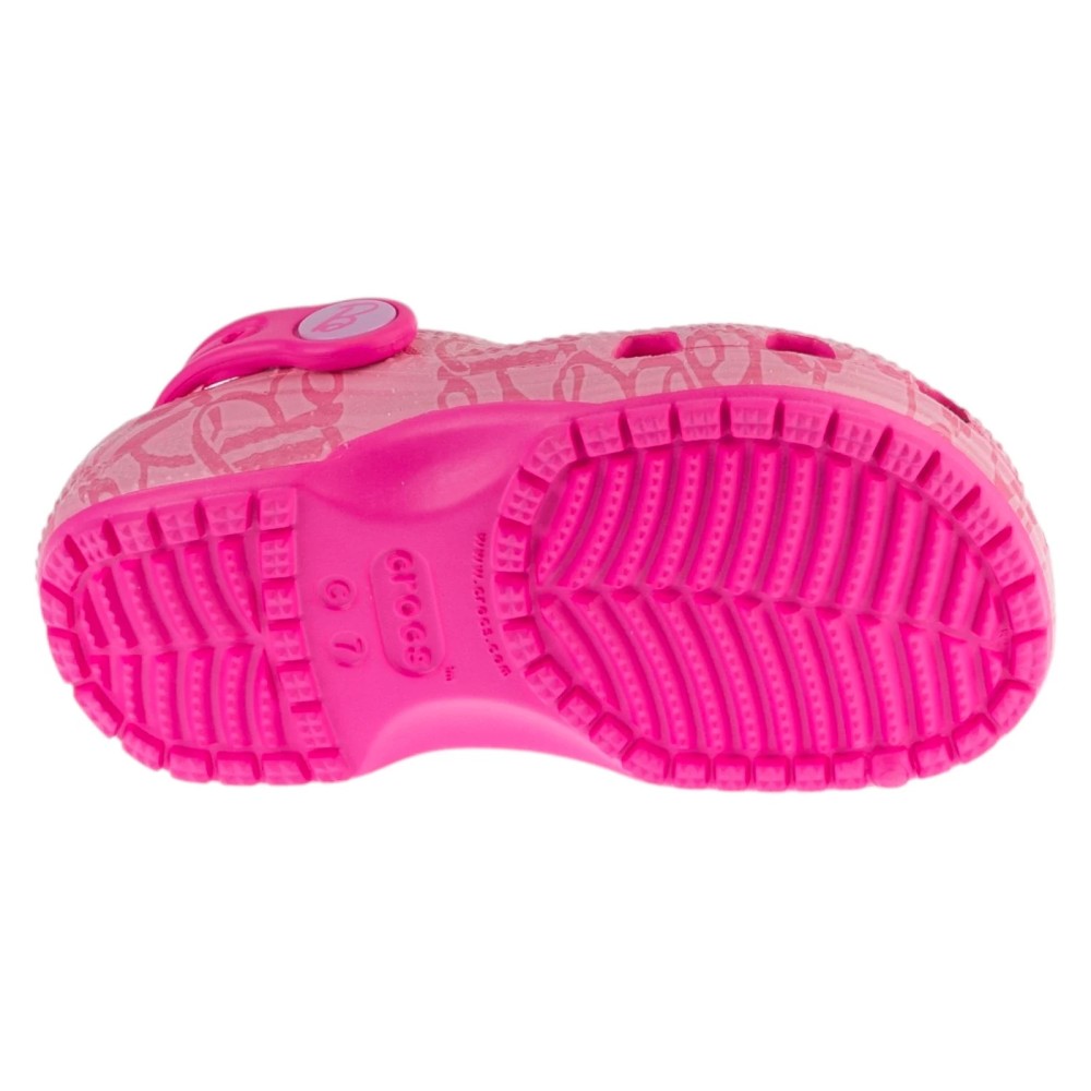Crocs Classic Mattel Pink Barbie Clog T K 211407-90H, Crocs