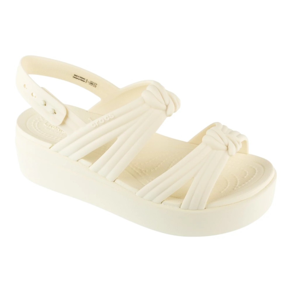 Crocs Brooklyn Knot Low Wedge Sandal 212864-105, Crocs Crocs Brooklyn Knot Low Wedge Sandal 212864-105, Crocs