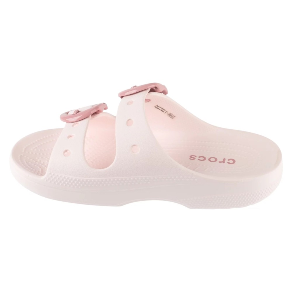 Crocs Saturday Enamel Buckle Sandal W 212867-7DF, Crocs