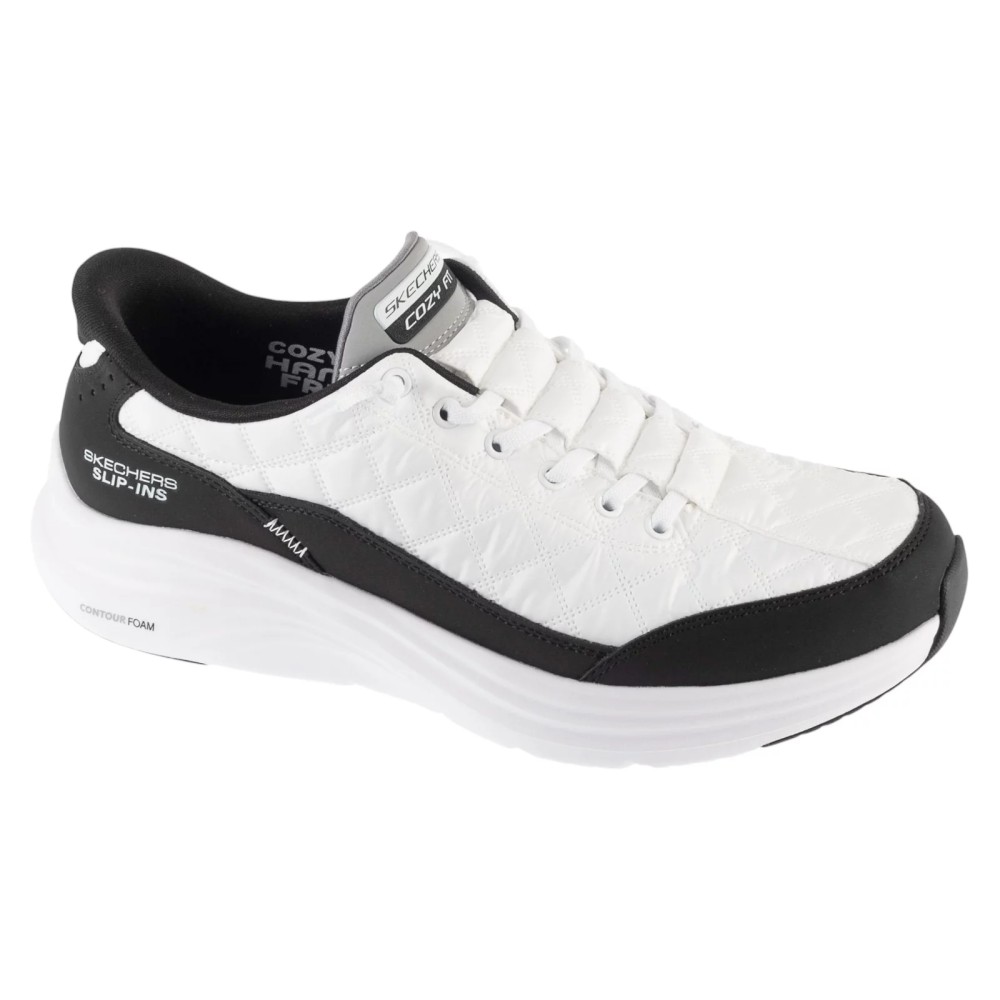 Skechers Slip-Ins: Contour Foam - Cozy 232619-WBK, Skechers Skechers Slip-Ins: Contour Foam - Cozy 232619-WBK, Skechers