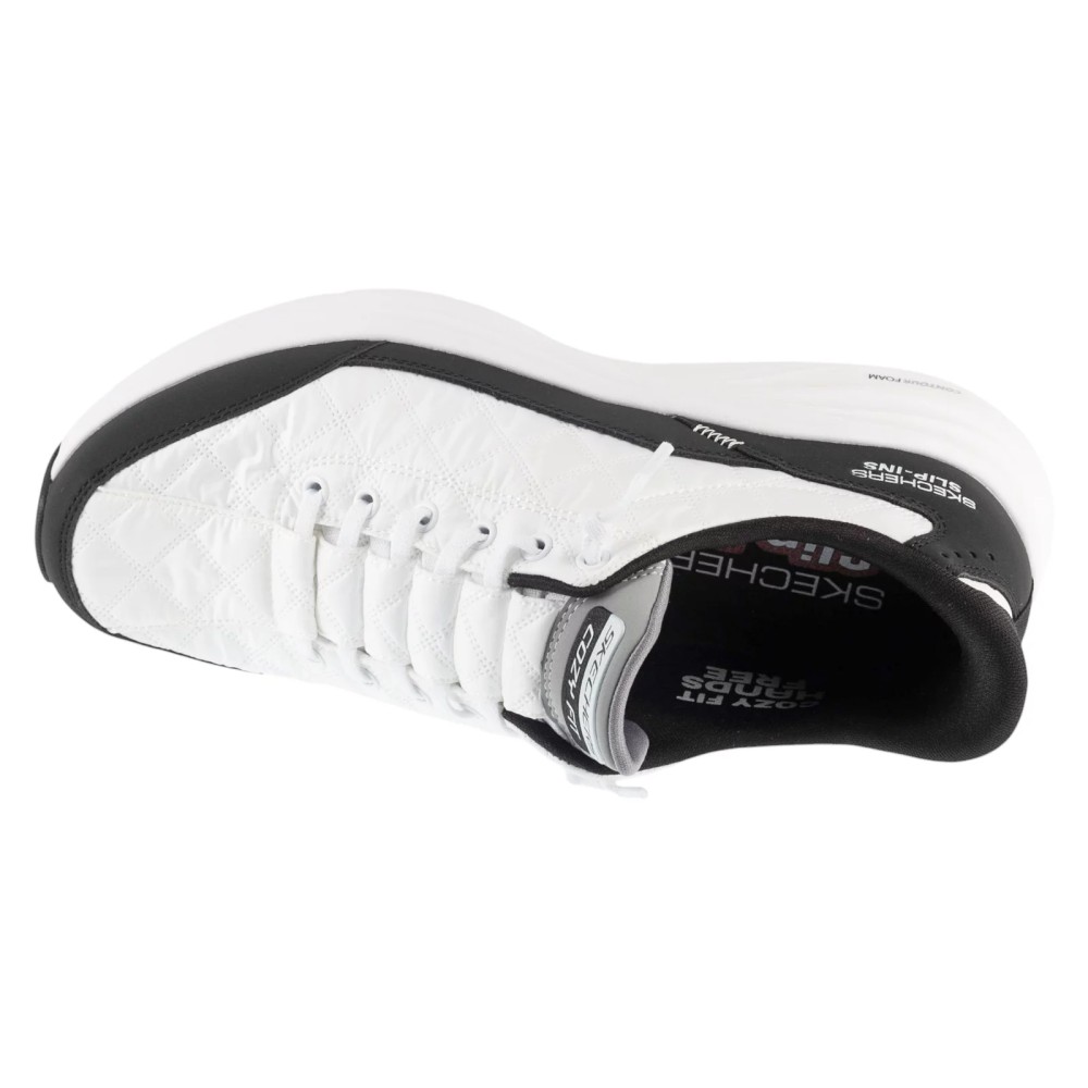 Skechers Slip-Ins: Contour Foam - Cozy 232619-WBK, Skechers Skechers Slip-Ins: Contour Foam - Cozy 232619-WBK, Skechers