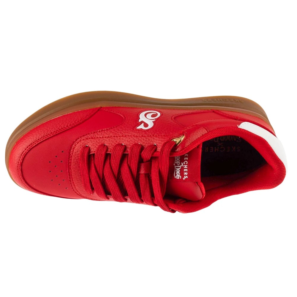 Skechers Duraleather Lace Up Snoop Cupsole Sneaker 251200-RDW, Skechers Skechers Duraleather Lace Up Snoop Cupsole Sneaker 251200-RDW, Skechers