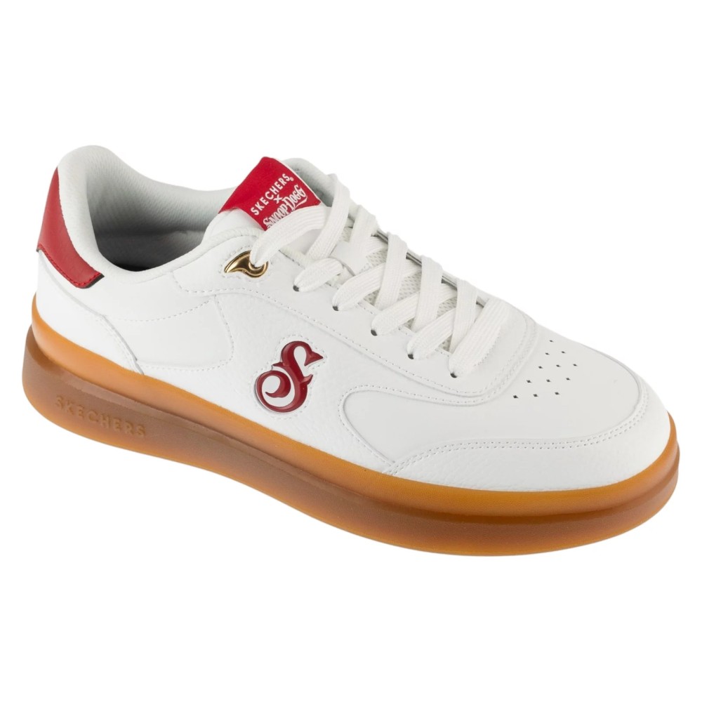Skechers Duraleather Lace Up Snoop Cupsole Sneaker 251200-WRD, Skechers Skechers Duraleather Lace Up Snoop Cupsole Sneaker 251200-WRD, Skechers