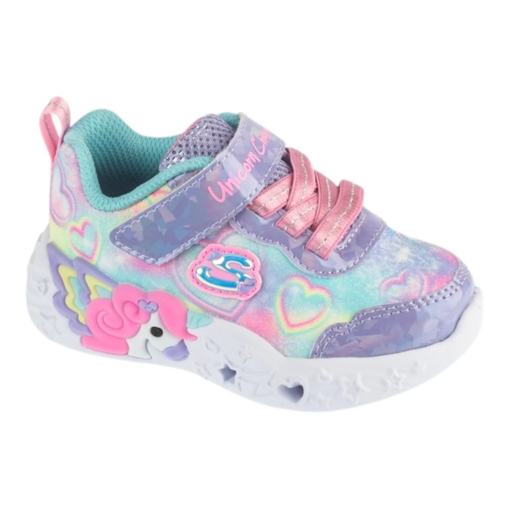 Skechers Unicorn Charmer - Lil Heart Sparkles 303064N-LVMT, Skechers