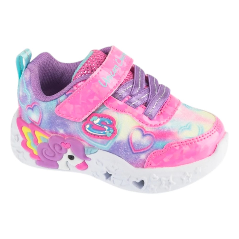 Skechers Unicorn Charmer - Lil Heart Sparkles 303064N-PKMT, Skechers