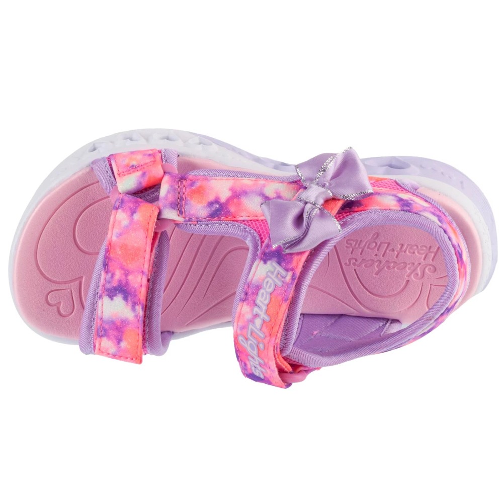 Skechers S-Lights: Flutter Hearts Sandal - Blurry Love 303110L-PKLV, Skechers Skechers S-Lights: Flutter Hearts Sandal - Blurry Love 303110L-PKLV, Skechers