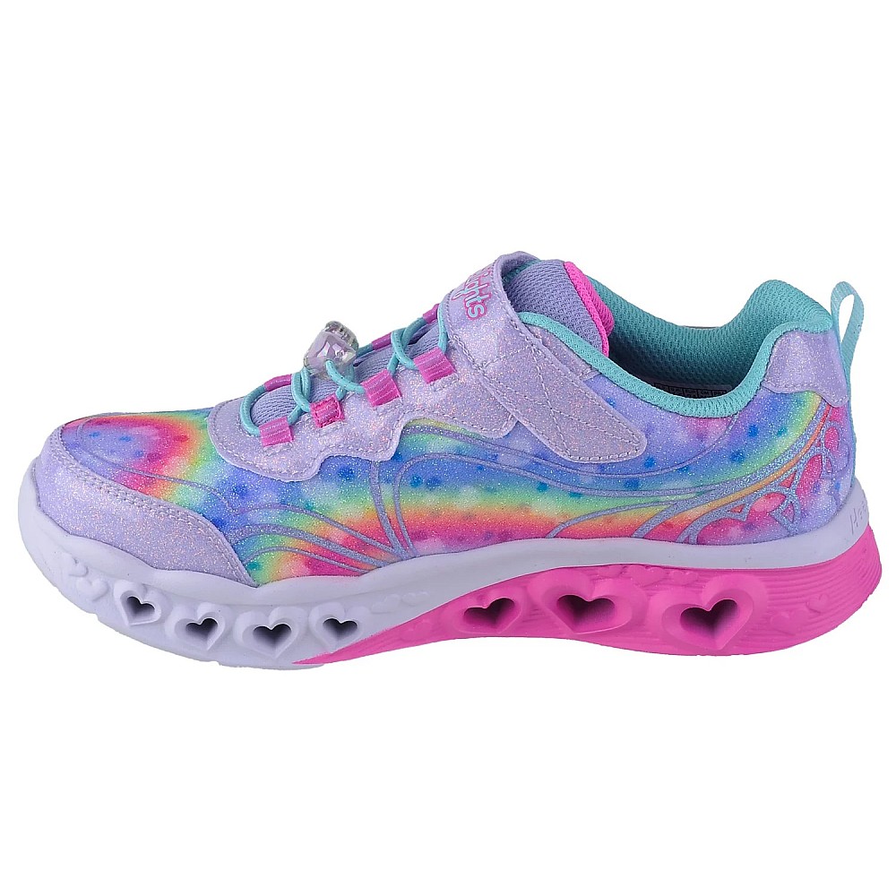 Skechers Flutter Heart Lights - Groovy Swirl 303253L-LVAQ, Skechers