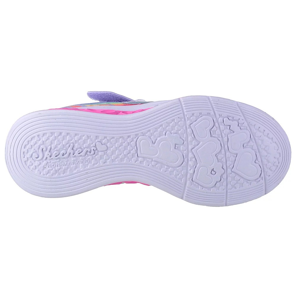 Skechers Flutter Heart Lights - Groovy Swirl 303253L-LVAQ, Skechers