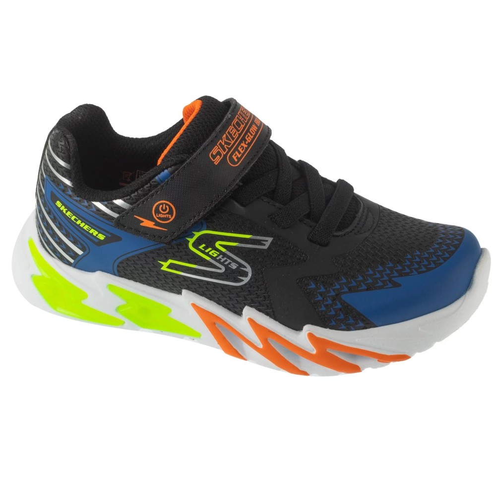 Skechers S-Lights: Flex-Glow Bolt 400138L-BKBL, Skechers Skechers S-Lights: Flex-Glow Bolt 400138L-BKBL, Skechers