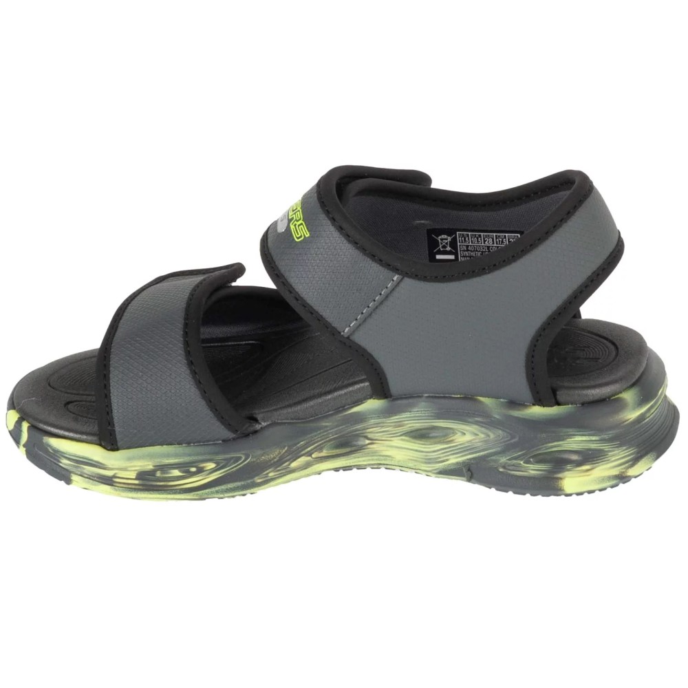 Skechers S-Lights: Sola Glow Sandal - Fusion Brights 407032L-CCBK, Skechers Skechers S-Lights: Sola Glow Sandal - Fusion Brights 407032L-CCBK, Skechers