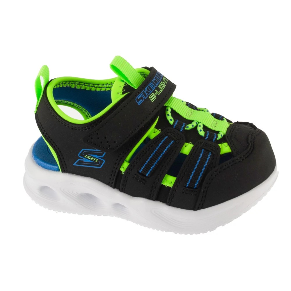 Skechers S-Lights: Sola Glow Sandal - Hyper-Coast 407033N-BKLM, Skechers Skechers S-Lights: Sola Glow Sandal - Hyper-Coast 407033N-BKLM, Skechers