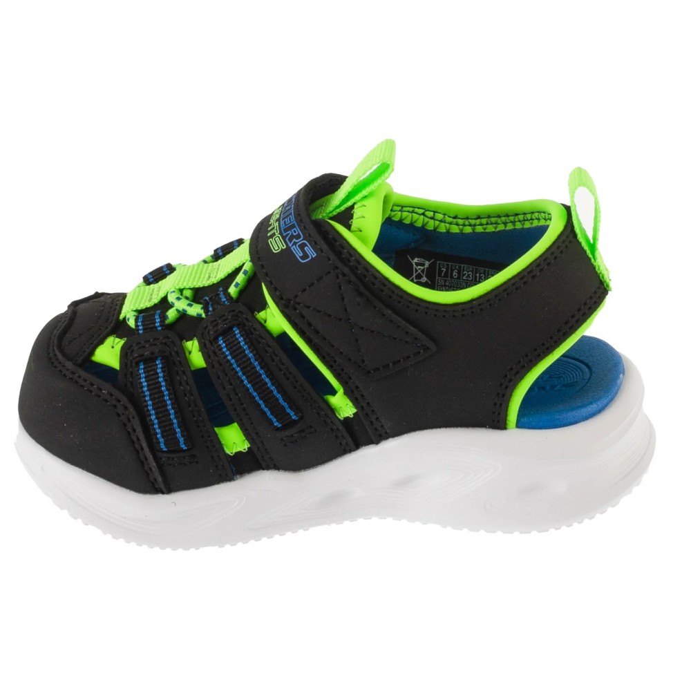 Skechers S-Lights: Sola Glow Sandal - Hyper-Coast 407033N-BKLM, Skechers Skechers S-Lights: Sola Glow Sandal - Hyper-Coast 407033N-BKLM, Skechers