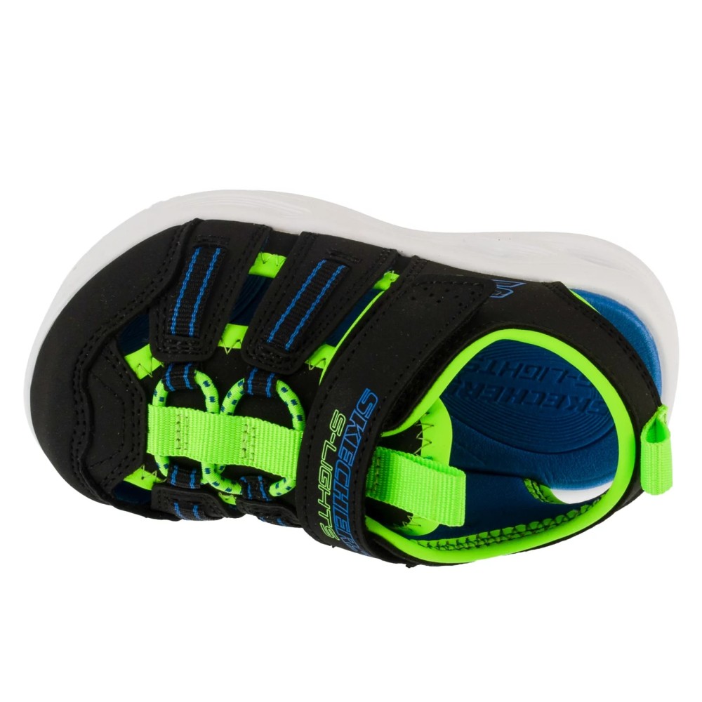 Skechers S-Lights: Sola Glow Sandal - Hyper-Coast 407033N-BKLM, Skechers Skechers S-Lights: Sola Glow Sandal - Hyper-Coast 407033N-BKLM, Skechers