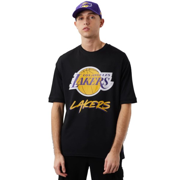 New Era NBA Los Angeles Lakers Script Mesh Tee 60284737