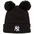 New Era Wmns Double Pom Beanie New York Yankees Hat 60691354, New Era