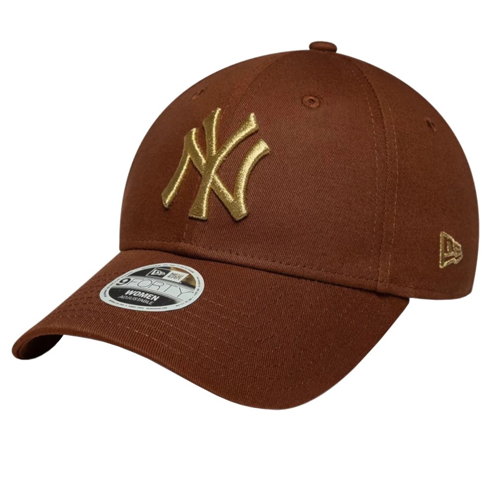 New Era Wmns Metallic Logo 9FORTY New York Yankees Cap 60915780, New Era