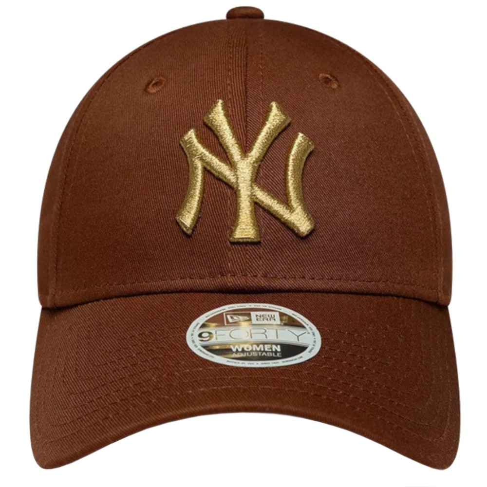 New Era Wmns Metallic Logo 9FORTY New York Yankees Cap 60915780, New Era