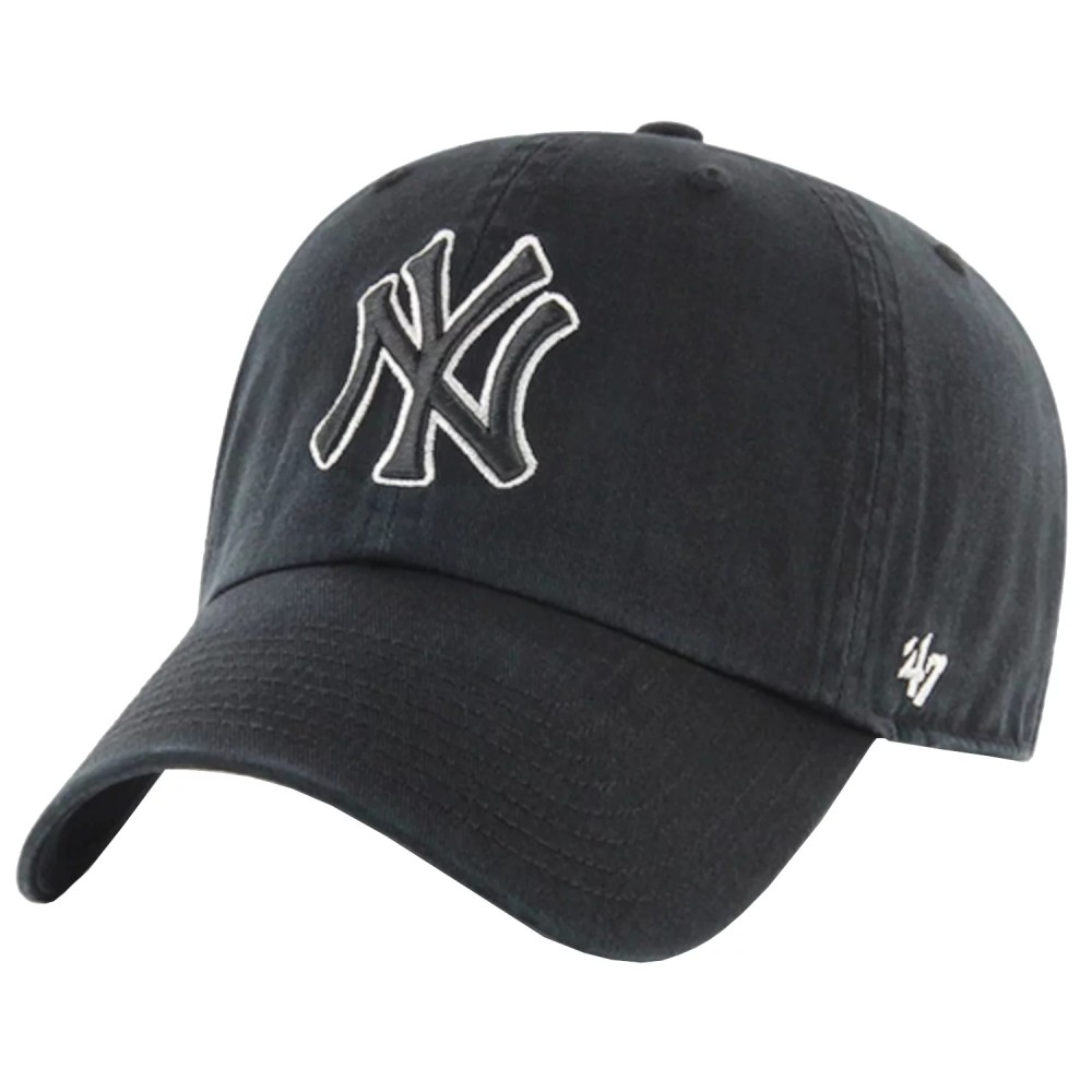 47 Brand New York Yankees MLB Clean Up Cap B-NLRGW17GWS-BKA, 47 Brand