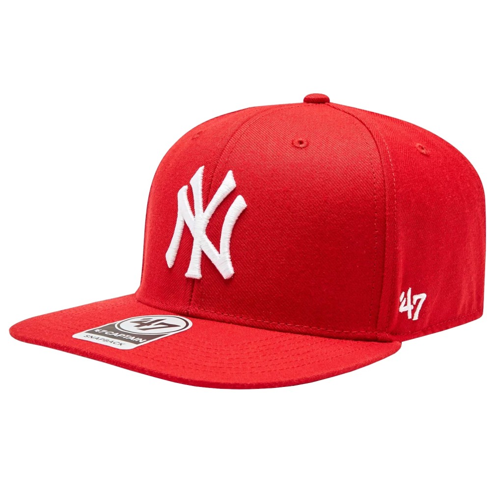 47 Brand MLB New York Yankees No Shot Cap B-NSHOT17WBP-RD, 47 Brand