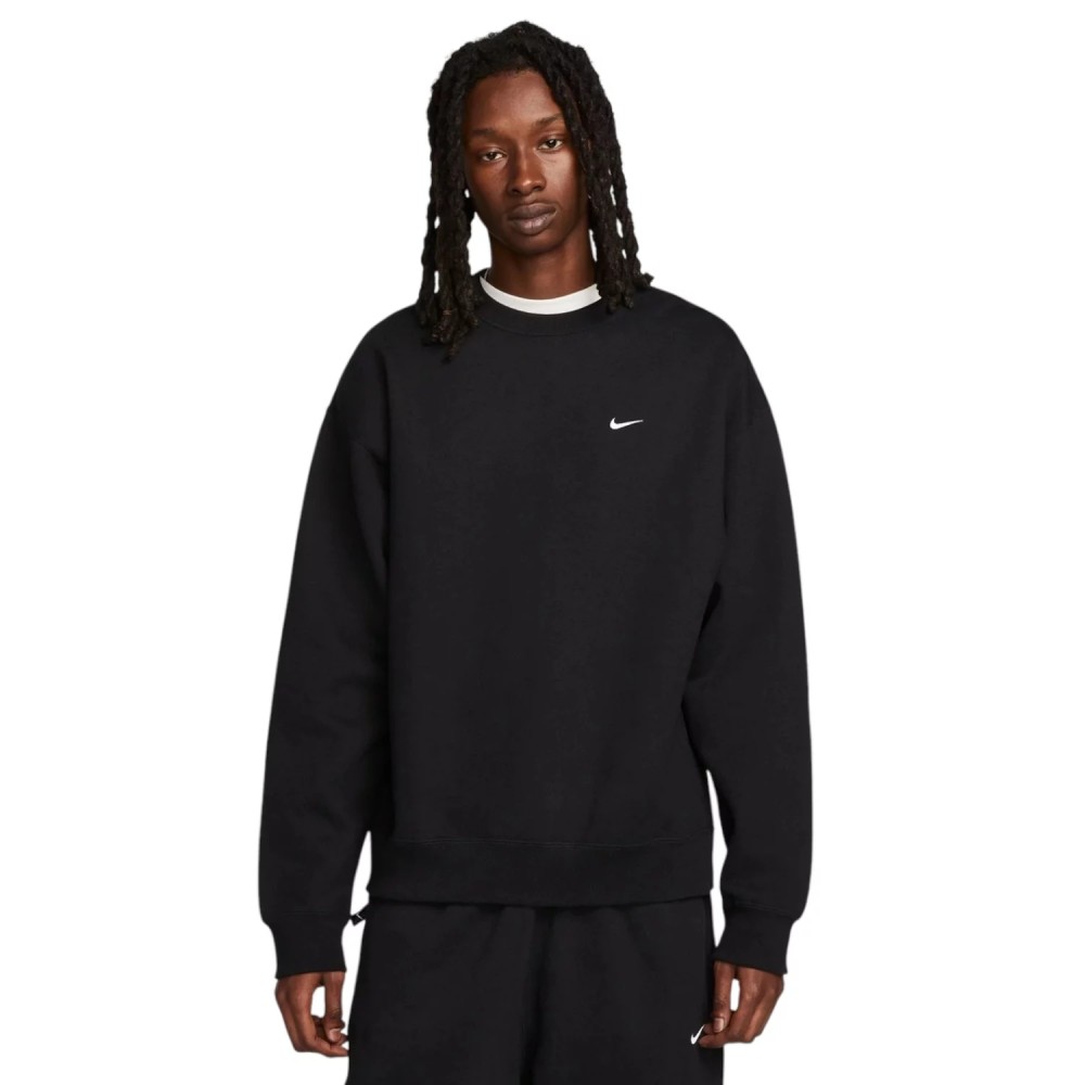 Nike Solo Swoosh Fleece Crew DX1361-010, Nike Nike Solo Swoosh Fleece Crew DX1361-010, Nike