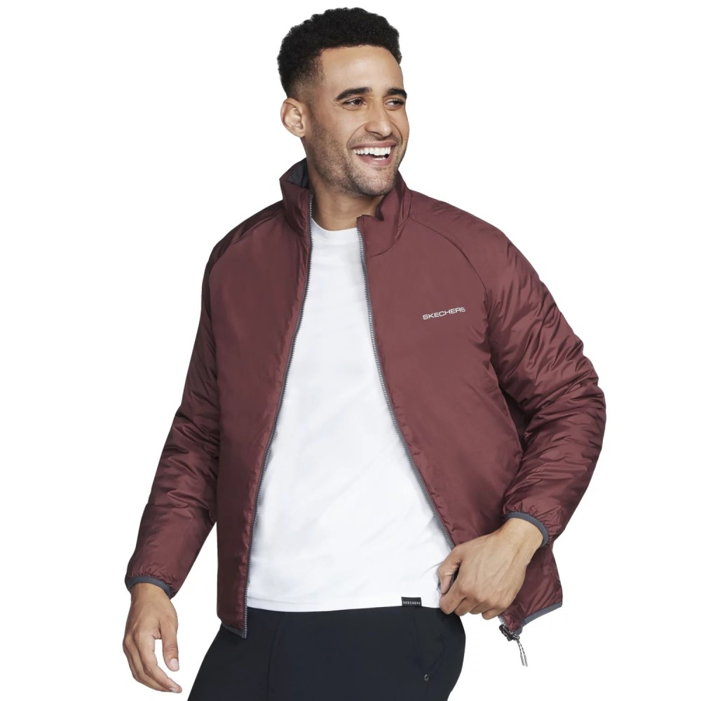 Skechers GO Shield Altitude Reversible Jacket JA139-BKCC, Skechers Skechers GO Shield Altitude Reversible Jacket JA139-BKCC, Skechers